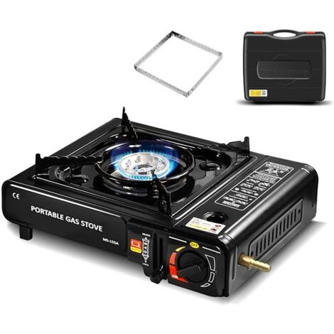 Réchaud à Gaz Portable pour Camping Compact avec Étui de Transport - Cuisinière Polyvalente pour Barbecue, Maison, Intérieur et Extérieur-AUTRES (1/4)
