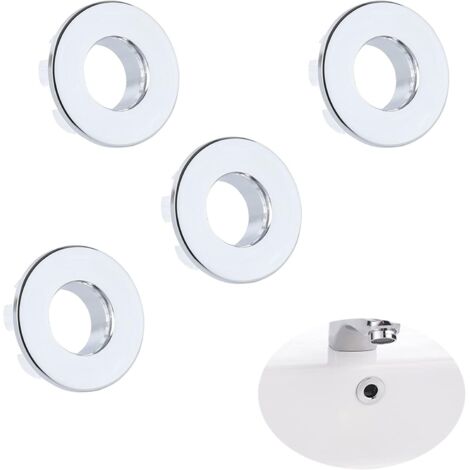 4 Pièces Couvercles Ronds De Débordement Pour Éviers Anneaux De Lavabo Salle De Bain - AUTRES (1/4)