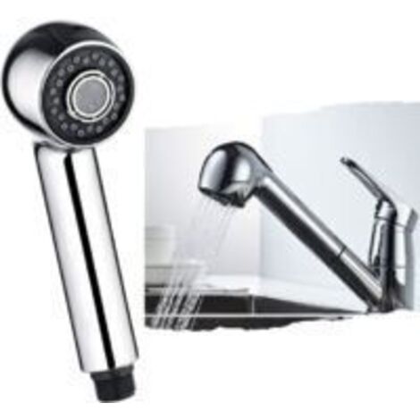 Tête de Pulvérisation de Robinet de Cuisine Amovible 2 Fonctions Buse Universelle G1/2 Connecteur Mélangeur pour Évier-AUTRES (1/4)