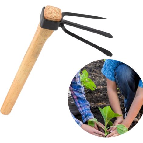 Râteau de Jardin Professionnel pour Creuser et Cultiver, Outils Multifonctionnels pour Fleurs et Travaux du Bois - AUTRES (1/4)