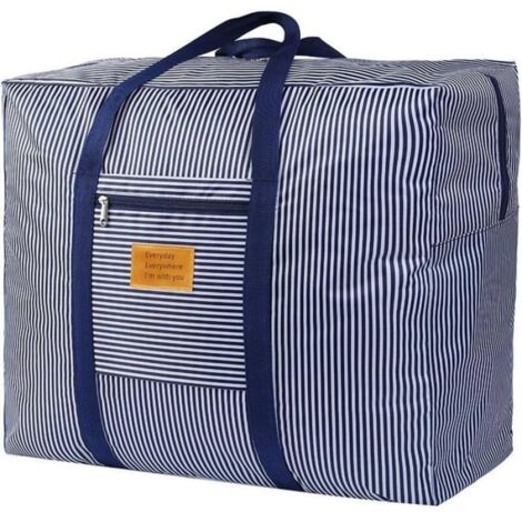 Grand Sac de Rangement Imperméable pour Déménagement, Conteneur Durable pour Literie et Décorations, Bleu - AUTRES (1/5)