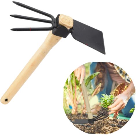 Outils de Jardinage Compactes Houe et Cultivateur Manuels pour Désherbage et Culture Facile à Porter - AUTRES (1/4)