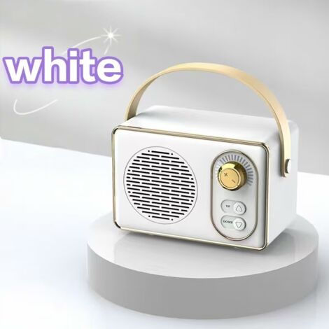 Haut-Parleur Bluetooth Rétro Vintage Style Ancien avec Entrée AUX et Support USB Idéal pour Cadeaux-AUTRES