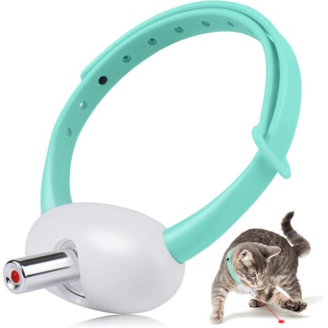 Jouet Automatique Chat LED Tête Lumineuse Améliorée Collier Électronique Portable Cadeau Rechargeable Amoureux Chats - AUTRES (1/5)