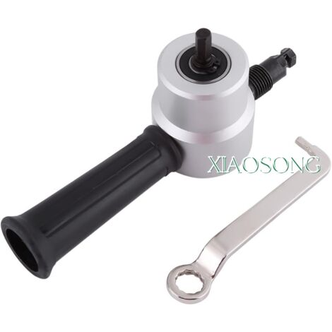 Kit de Coupe de Tôle Double Tête Outils Électriques Réglables 360 Degrés pour Perceuse - AUTRES (1/5)