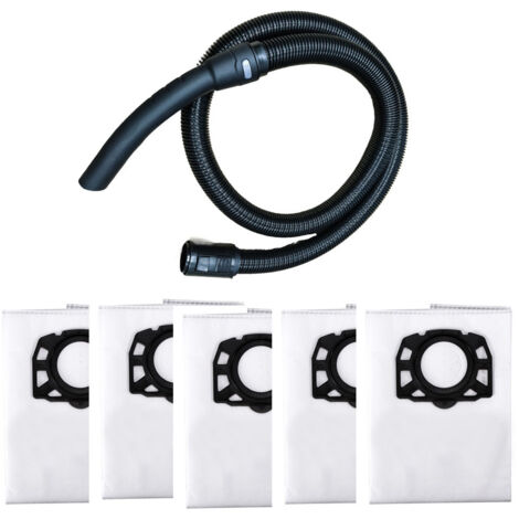 Accessoires de Tuyau Série WD : 1 Tuyau WD 2,5m avec Connecteurs + 5 Sacs Non Tissés WD4-AUTRES (1/4)