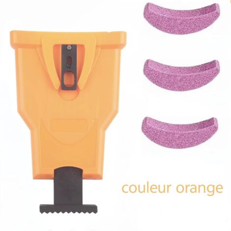 Affûteur de Tronçonneuse avec 3 Pierres - Kit d'Aiguisage Rapide pour Bûcherons et Outils de Jardinage - AUTRES (1/4)
