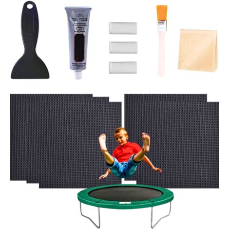 Patchs de Réparation pour Trampoline 4 x 4 Pouces - Kit Imperméable et Fixation -AUTRES (1/4)