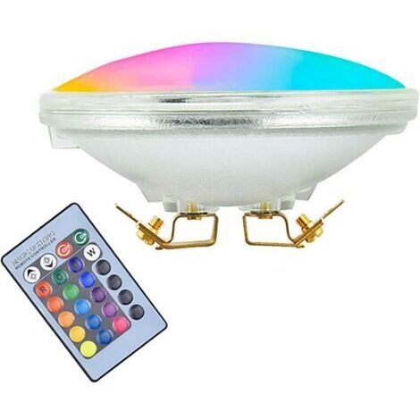 Lampe LED PAR36 9W RGB G53 pour Éclairage Extérieur Piscine Jardin - Changement de Couleur avec Télécommande AC/DC 12V -AUTRES