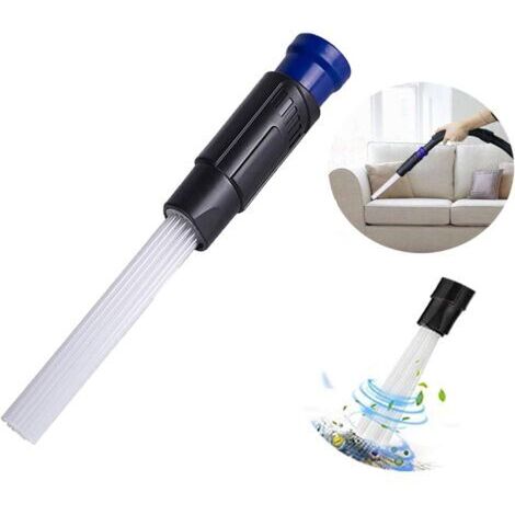 Embout Aspirateur Passe Partout, Accessoire Brosse Aspirateur, Dust Brosse Accessoires Aspirateur, Tuyaux d’aspirateur Universel pour Air Vents/Tiroirs/Voiture/Outils/Artisanat (1/5)