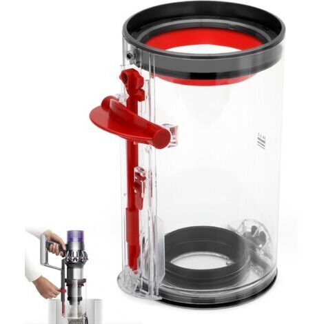 Contenant de poussière transparent compatible Dyson V11 V15 SV14 SV15 SV22, accessoire aspirateur de qualité supérieur (1/5)