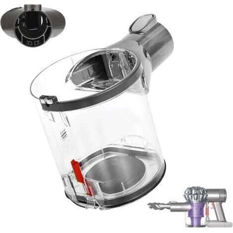 Réservoir de poussière compatible Dyson V6 - Pièce de rechange pour aspirateurs Animal, DC58, DC59, DC61, DC62, SV03, SV07 (1/5)
