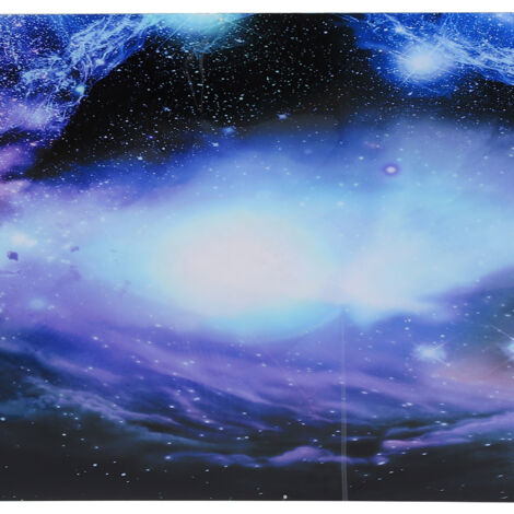 Papier Peint Aquarium Univers Étoilé PVC pour Décoration de Fond 122x50CM - AUTRES (1/5)