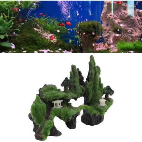 Abri de Cachette pour Poissons et Créatures Aquatiques en Mousse de Tourbe Décoratif pour Aquarium - AUTRES (1/5)