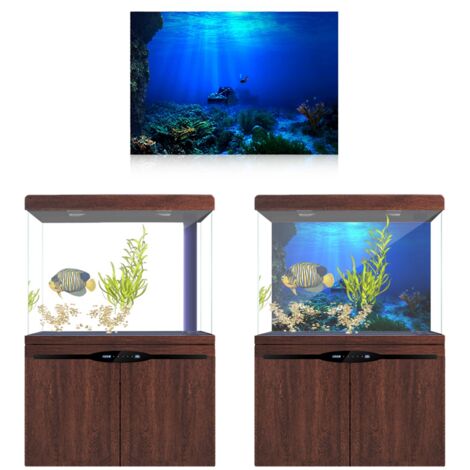 Papier Peint pour Aquarium Fond Marin 61x41cm - AUTRES (1/5)