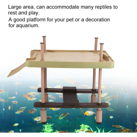 Terrarium Flottant pour Tortues avec Plateau de Séchage et Pente - AUTRES (1/5)