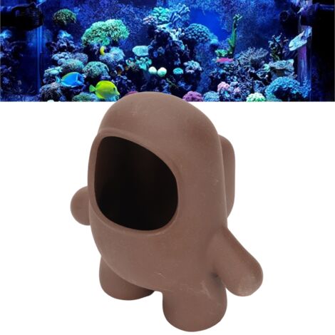 Abri de Cachette pour Aquarium en Poterie Convient aux Poissons Combattants, Crévettes, Crabes - Décoration Naturelle pour les Cichlidés du Lac Tanganyika et Malawi-AUTRES (1/5)