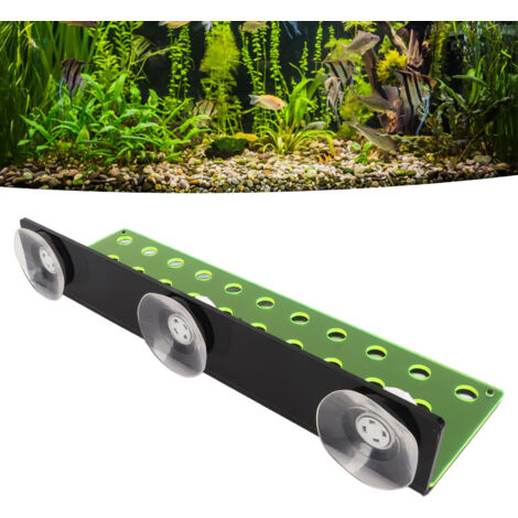Support en Acrylique avec 32 Fentes pour Coraux SPS Luminescents Vert Fluorescent Double Couche Discrète pour Aquarium-AUTRES (1/5)