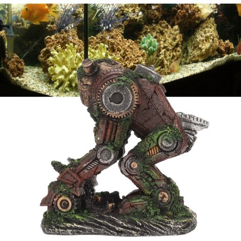 Décoration Aquarium Créative Sans Tête Mécanique Poisson Robot-AUTRES (1/5)
