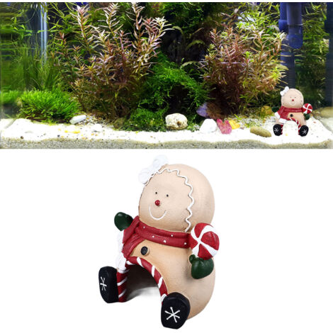 Décoration Aquarium Noël Nain Père Noël Figurine Gingerbread - AUTRES (1/5)