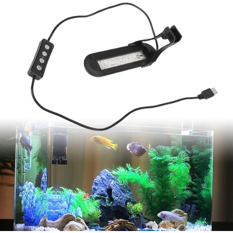 Lampe LED Mini Aquarium Éclairage Plantes Aquatiques Haute Luminosité Lumière Élégante et Fine pour Bacs à Poissons - AUTRES