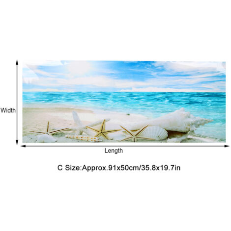 Papier Peint Aquarium PVC Paysage Marin Étoilé 91x50cm - AUTRES (1/5)