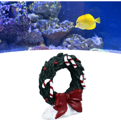 Décoration de Noël pour Aquarium - Sapin et Guirlande Artisanale - Ambiance Cheminée - AUTRES (1/5)
