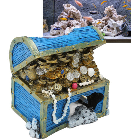 Coffret de Décoration en Perles d'Aquarium Bleues Élégant Bijou Classique-AUTRES (1/5)