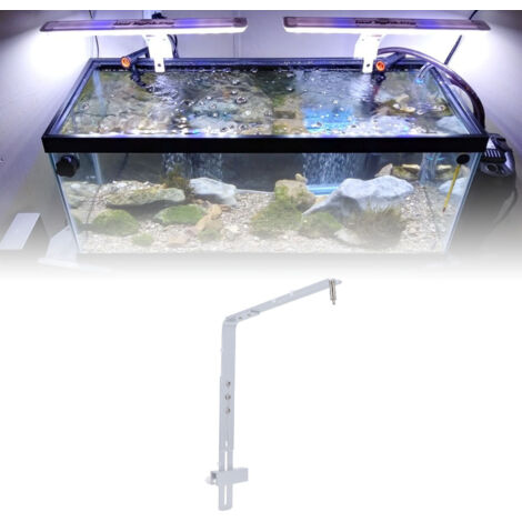 Support de Suspension en Aluminium pour Aquarium - Accessoires de Support de Lampe Pendentif Argent - AUTRES