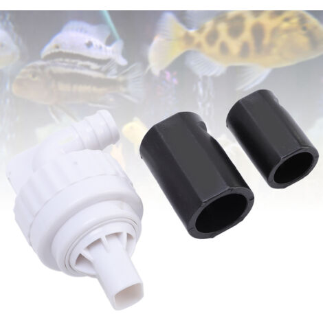 Accessoires de Tuyau d'Aquarium pour Sortie d'Eau Silencieuse et Régulée avec Tête Pivotante et Connecteurs de Tuyau Blancs-AUTRES (1/5)