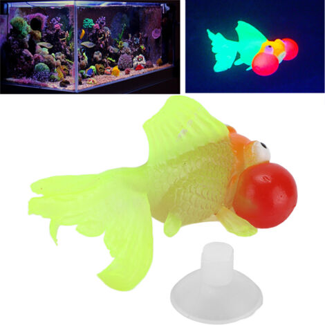 Gros Poisson Rêve Éclairé Réaliste pour Aquarium Décoration Paysagère en Silicone - AUTRES