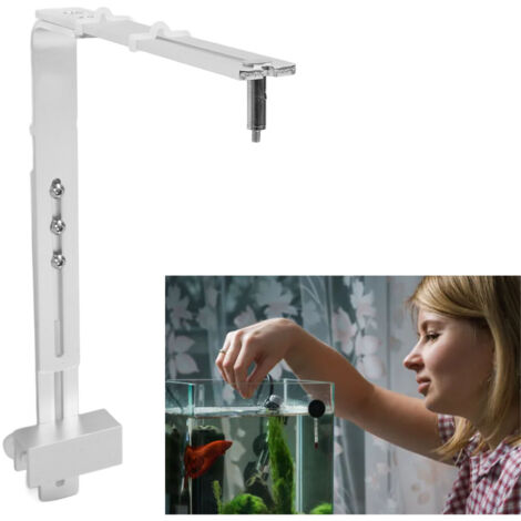 Support en Aluminium pour Aquarium Suspension Accessoires de Lampe Pendentif Argent - AUTRES (1/5)