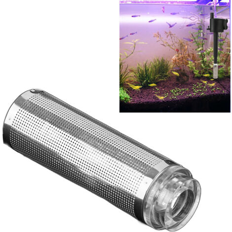 Filtre en Acier Inoxydable pour Aquarium - Protection d'Entrée d'Eau et de Crevettes, Filet de Séparation pour Poissons et Crevettes, Taille Petite Intérieur 12mm - AUTRES (1/5)