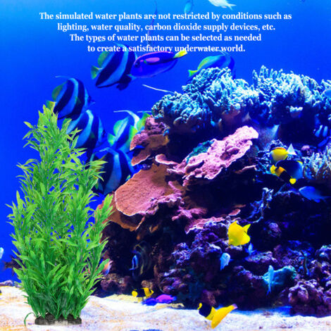 Décoration Aquarium Plantes Artificielles pour Paysage Aquatique 2 Pièces Vendues Ensemble - AUTRES (1/5)