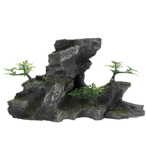 Décoration Aquarium Roche Artificielle et Plantes Simulées pour Paysage Aquatique - AUTRES (1/5)