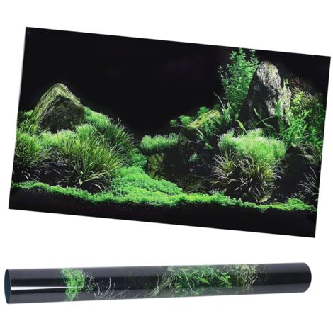 Décoration Aquarium Fond Marin en PVC Papier Peint pour Aquarium 50cm - AUTRES