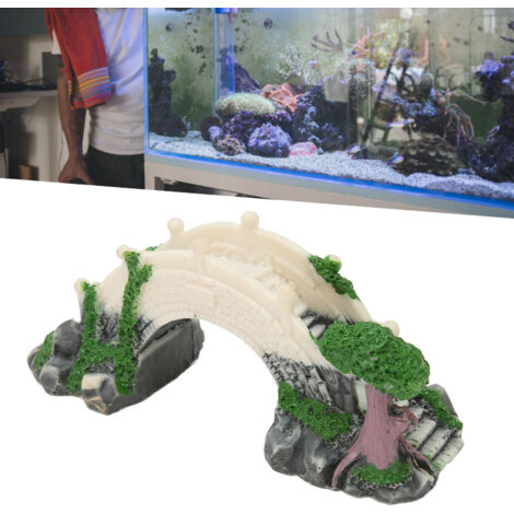 Pont Arqué Décoratif pour Aquarium - Accessoire de Paysagement Idéal pour Aquariophilie - Aménagement Naturel et Esthétique - AUTRES (1/5)