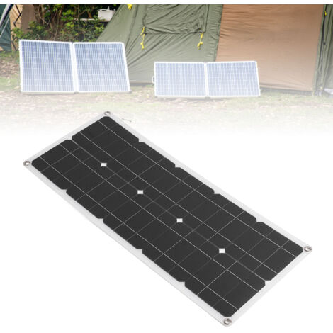 Panneau Solaire 100W Mono-Cristallin avec Contrôleur de Charge pour Camping et Extérieur (1/5)