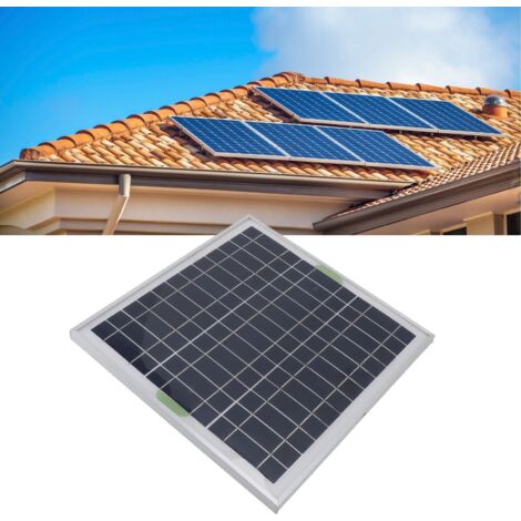 Panneau Solaire 50W avec Contrôleur et Câble de Charge pour Voiture OBD et Pinces Batterie