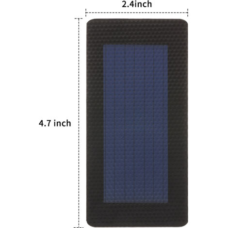 Panneau Solaire Flexible en Silicium Amorphe 2V/0,3W - Idéal pour Projets DIY - Énergie Renouvelable et Portable -AUTRES (1/2)
