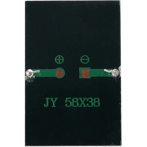 Panneaux Solaire Polycristallin 2V 140mA 0.28W pour Projets DIY Dimensions 5838MM - 2 Pièces (1/2)