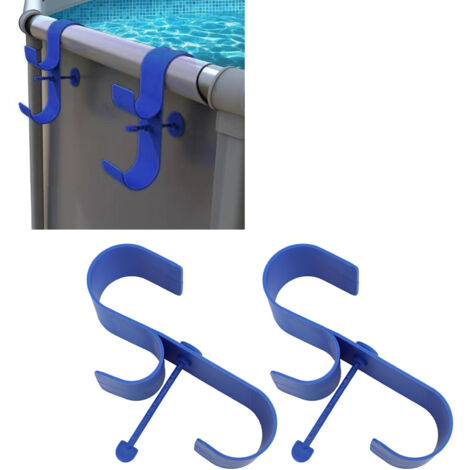 Supports de tuyau de piscine en plastique pour extérieur - Lot de 2 - Nouveaux accessoires de rangement-AUTRES (1/5)