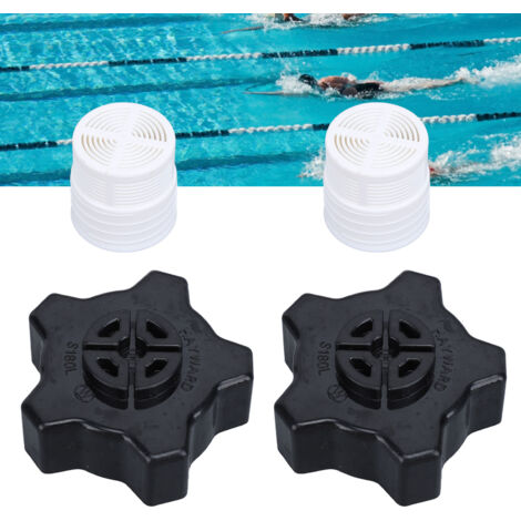 Lot de 2 Couvercles de Vidange et Joints de Remplacement pour Filtres à Sable Pro Series (1/5)
