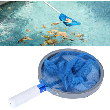 Filet de Nettoyage de Piscine avec Cadre en Aluminium Maille Fine pour Ramassage de Feuilles et Débris Facile dans les Piscines Profondes (1/5)