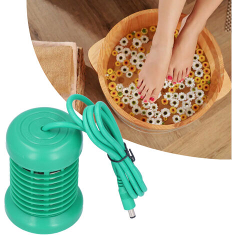 Accessoires de Bien-être pour Spa et Jardin avec Billes d'Énergie à Ions Négatifs pour Pédiluve Détente et Relaxation Vert Unisexe - Lavable-AUTRES (1/5)