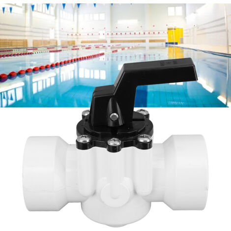 Raccord de Distribution 3 Voies G1-1/2 pour Piscine - Remplacement Valve Zodiac Jandy G1-1/2 3 Ports 4715-AUTRES (1/5)