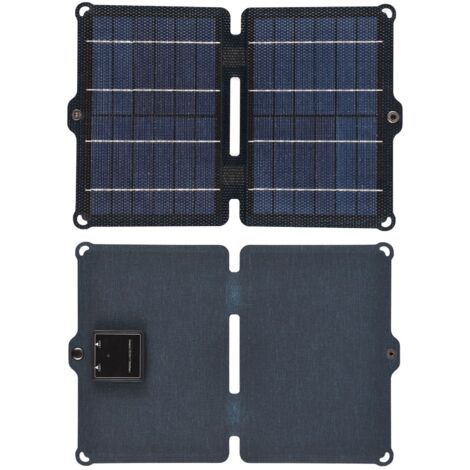 Panneau Solaire Portable 8W 5V ETFE avec Double USB pour Chargeur de Téléphone et Batterie Externe - Panneau Solaire Pliable Autonome-AUTRES (1/5)