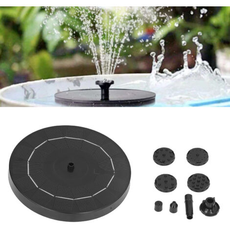 Pompe à Eau Solaire Flottante 7V 2.5W pour Baignoire d'Oiseaux - Fonctionne Sans Batterie - Idéale pour Jardins et Étangs -AUTRES