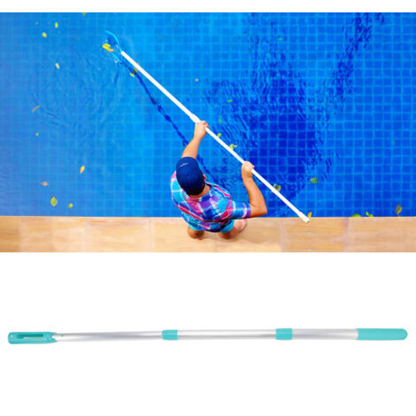Filet de Nettoyage de Piscine avec Tige Extensible 3 Sections - Accessoire Démontable pour le Nettoyage de Piscines -AUTRES (1/5)