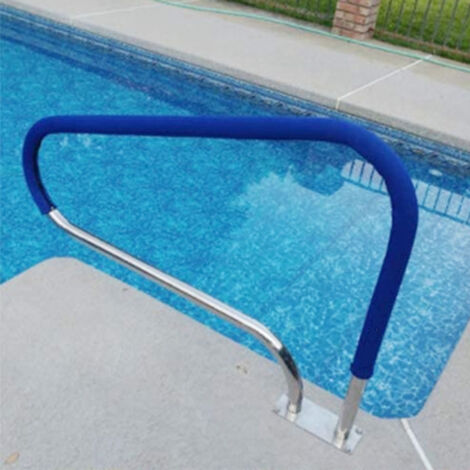Échelle de Piscine avec Poignées Régulables et Fermeture Éclair Antidérapante pour Sécurité Maximale 8ft
